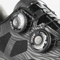 Sepatu Sepeda Santic York Men Road Cycling Shoes - Sepatu Road Bike - Sepatu Cleat Santic Black - Sepatu Sepeda Cleat Santic