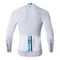 Santic Karen White Men Cycling Jersey Long Sleeve WM7C01079