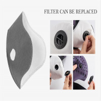 Masker Half Face - Masker Sepeda Motor - Masker Anti Debu PM 2.5 - Masker Anti Debu Warna Hitam Brand Rockbros - Premium Import
