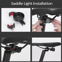 Lampu Sepeda Belakang Smart Lamp Rockbros Q50 Lampu Saddle Lampu Belakang Smart Brake Sensing Light Auto Start Stop