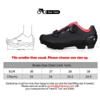 Santic Aisha Women MTB Cycling Shoes - sepatu sepeda wanita mtb - pink
