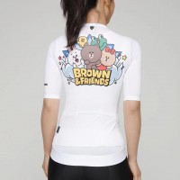 Jersey Sepeda Wanita GRC Woman Jersey Cony White