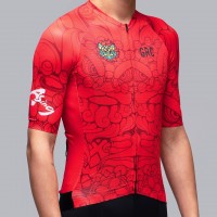 Jersey Sepeda ASING × GRC LIMITED JERSEY - NAVY Pakaian Sepeda GRC