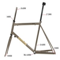 Frame minivelo frame mini velo tsunami 520 reynold chromoly