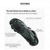 Sepatu sepeda santic mtb warzone