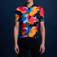 Jersey Sepeda Pria GRC Polkadot Design Full Color