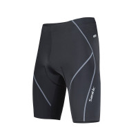 Santic Fred Black Men Padded Cycling Shorts