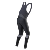 Santic Wind Black Men Padded Cycling Bib Long Pants M8C04101