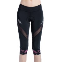 Santic Maya Pink Women Padded Cycling Half Pants Celana 3/4 Wanita L8C04098P