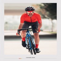 Jersey Sepeda Pria Lameda 21SZM017 Pakaian Sepeda Lameda CONTRA CYCLING JERSEY