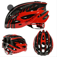 Helm Mtb - Helm Sepeda Mtb - Helm Rockbros - Helm Sepeda Merah Hitam