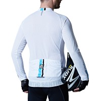 Santic Karen White Men Cycling Jersey Long Sleeve WM7C01079