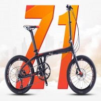 Sepeda Lipat Folding Bike Sava Z1 Carbon Frame 20inch 9 Speeds