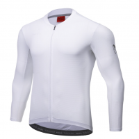 Jersey Sepeda Pakaian Sepeda Santic New Men Cycling Jersey Long Sleeves Fit Comfortable Sun-protective Road Bike Tops MTB Jerseys Asian Size K20M3178