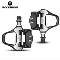 Pedal Sepeda Roadbike dengan Cleat Rockbros