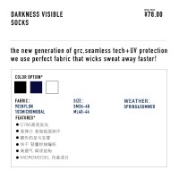 Kaos Kaki Socks GRC DARKNESS VISIBLE SOCKS