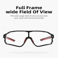 Kacamata Olaharaga Sepeda ROCKBROS Photochromic UV400 Warna Hitam