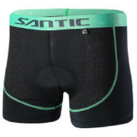 santic underwear padding Mens cycling underwear hitam motif hijau