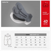 Celana Padding Sepeda - Celana Sepeda Santic - Celana Sepeda Padding Premium Santic - Celana Padding Pendek Carlo Men Padded Cycling Shorts M9C05105