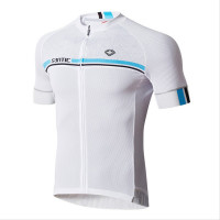 Jersey Sepeda Roadbike MTB Warna Putih Merk Santic
