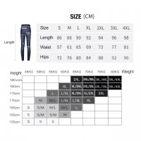 Celana sepeda padding pnjang wanita motif jeans WL1C04130