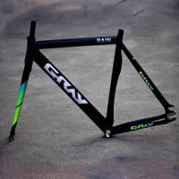 Frame Sepeda Fixie Gray Rain