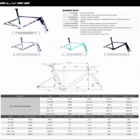Elves Vanyar Frame Set Road Bike Full Carbon Elves vanyar Rims