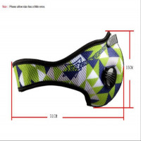 Masker Half Face - Masker Sepeda Motor - Masker Anti Debu PM 2.5 - Masker Anti Debu Warna Hitam Brand Rockbros - Premium Import