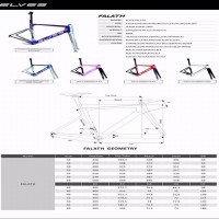 Elves Falath Frame set Road Bike Full Carbon Elves Falath Rims
