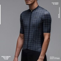 Jersey Sepeda Pria GRC Plaid Shirts SS Jersey