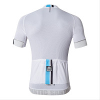 Jersey Sepeda Roadbike MTB Warna Putih Merk Santic