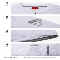 Jersey Sepeda Pakaian Sepeda Santic New Men Cycling Jersey Long Sleeves Fit Comfortable Sun-protective Road Bike Tops MTB Jerseys Asian Size K20M3178