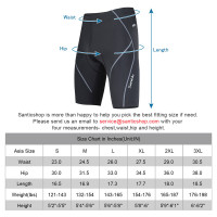 Santic Fred Black Men Padded Cycling Shorts