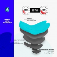 Celana Padding BIB Pendek Lameda 021SS-011 Long Ride