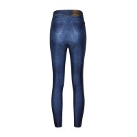 Celana sepeda padding pnjang wanita motif jeans WL1C04130