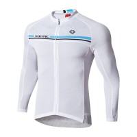 Santic Karen White Men Cycling Jersey Long Sleeve WM7C01079