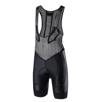 Santic Men Cycling Padded Bib Shorts Pro Fit Summer Italian Imported Fabric Cushion Pad Breathable Cycling Clothings M7C05094