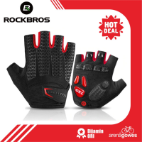 Sarung Tangan Gel Rockbros Model Baru Sarung Tangan MTB Gel Silicon